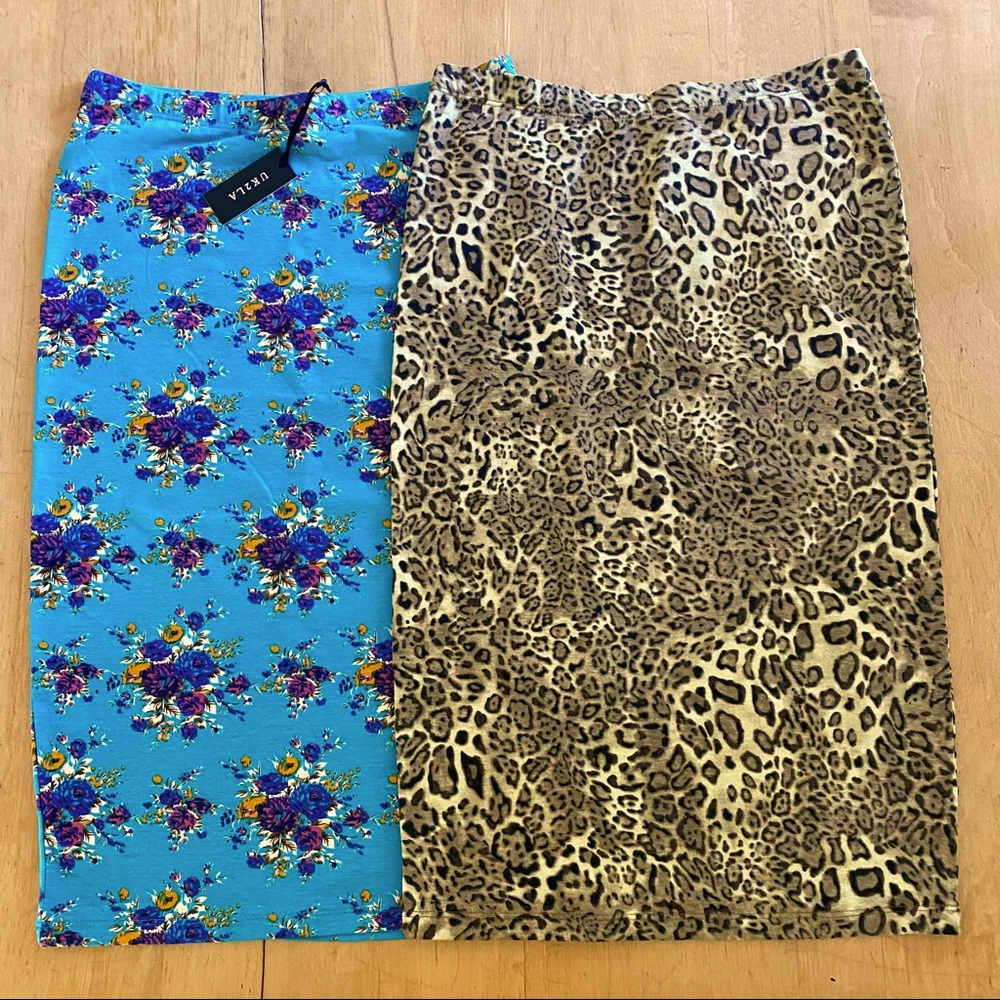 UK2LA (2) Strech Pencil Skirts